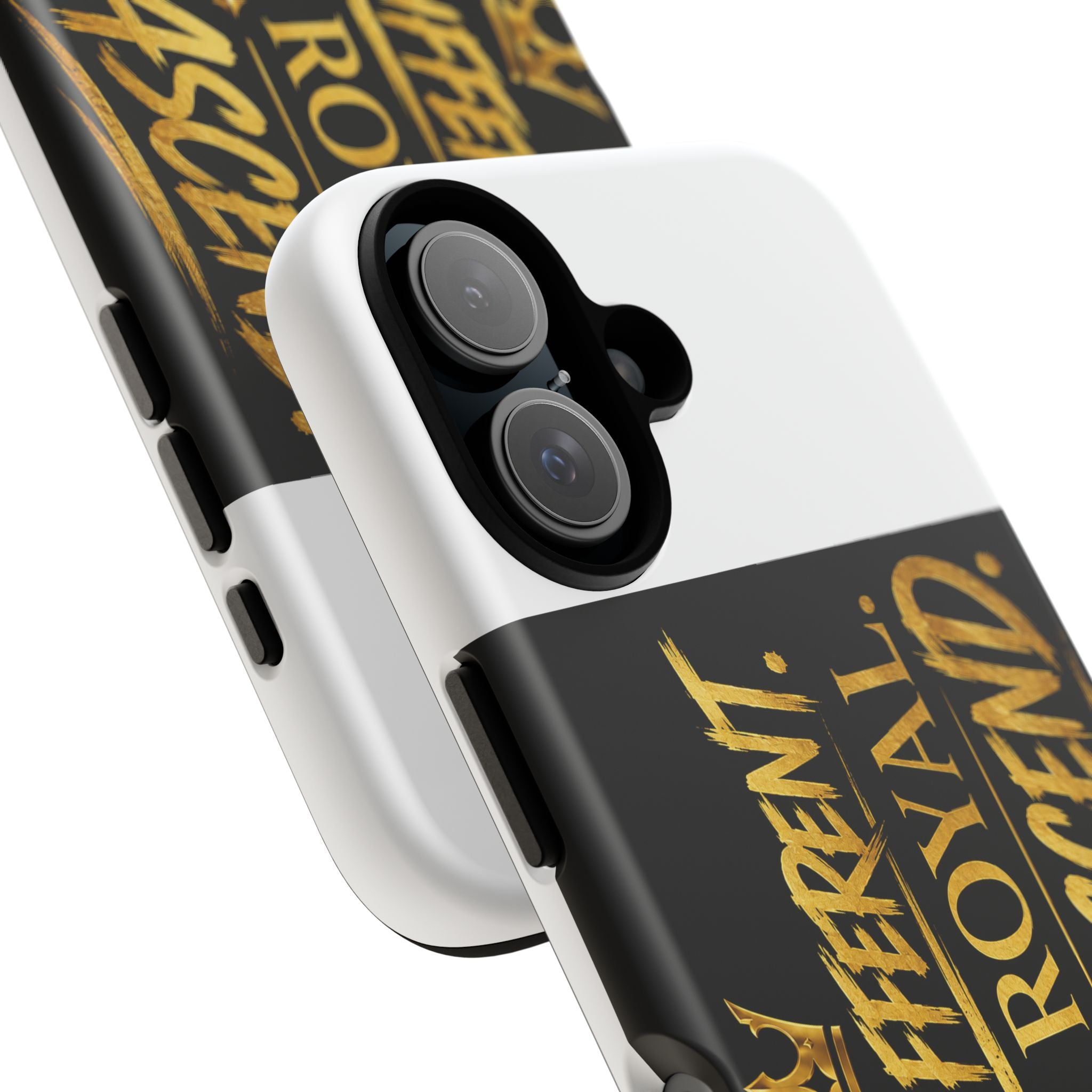 Phone Case - "Built Different. Made Royal. Destined to Ascend" (Gold Crown Motivational Protective Cover)