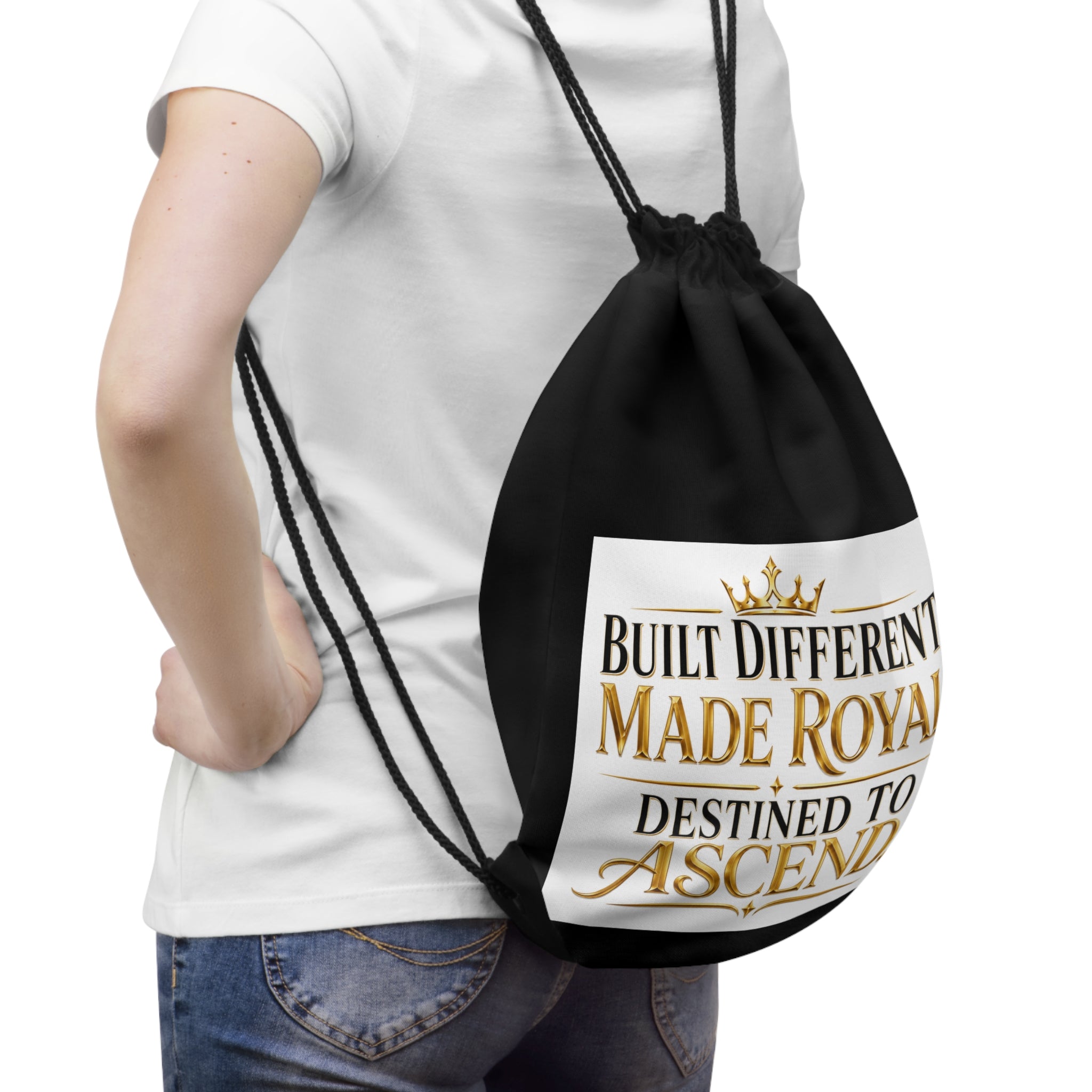 Royal Ascend Drawstring Bag — "Built Different. Made Royal. Destined to Ascend."