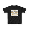Kids Tee — "Built Different. Made Royal. Destined to Ascend." Gold Crown Graphic