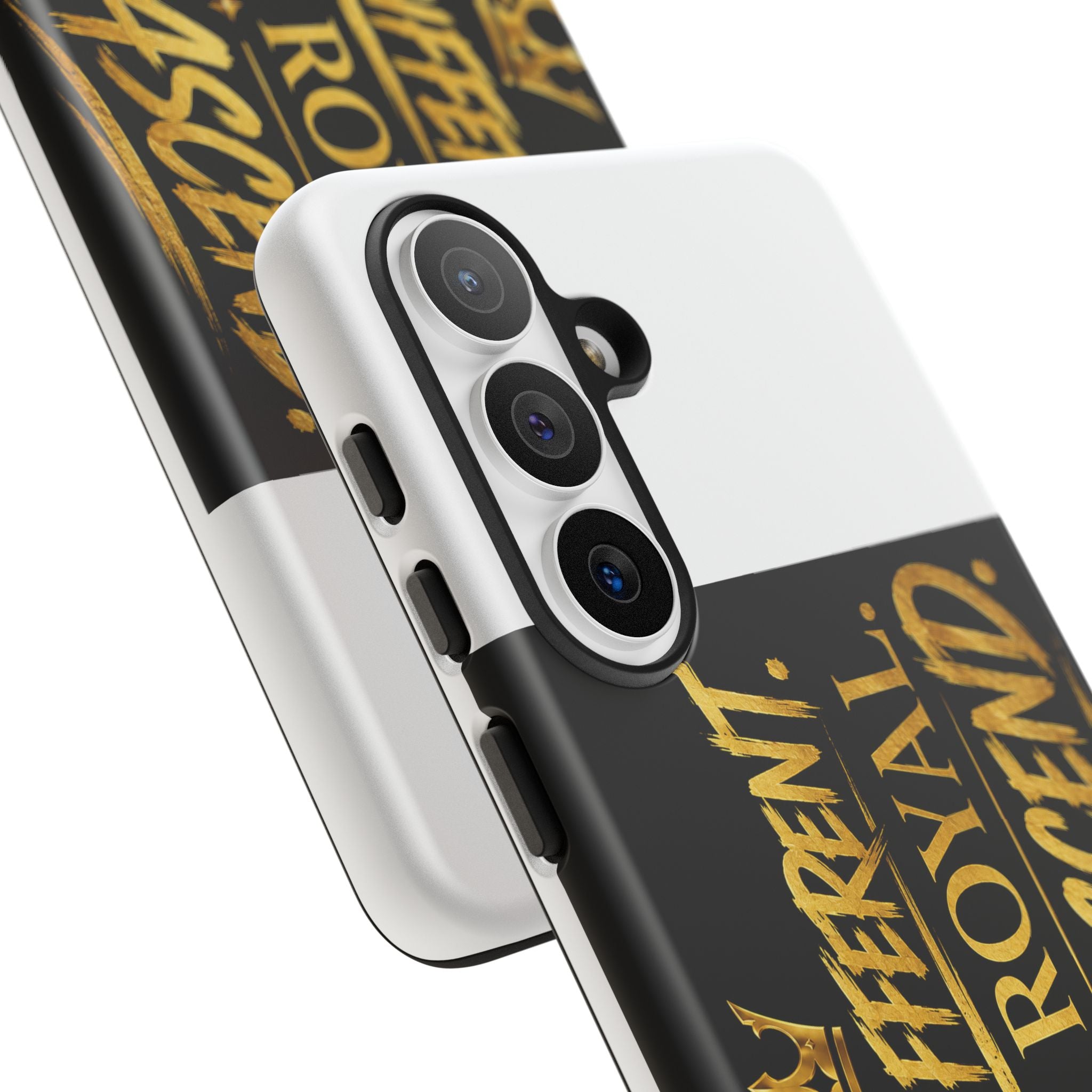 Phone Case - "Built Different. Made Royal. Destined to Ascend" (Gold Crown Motivational Protective Cover)