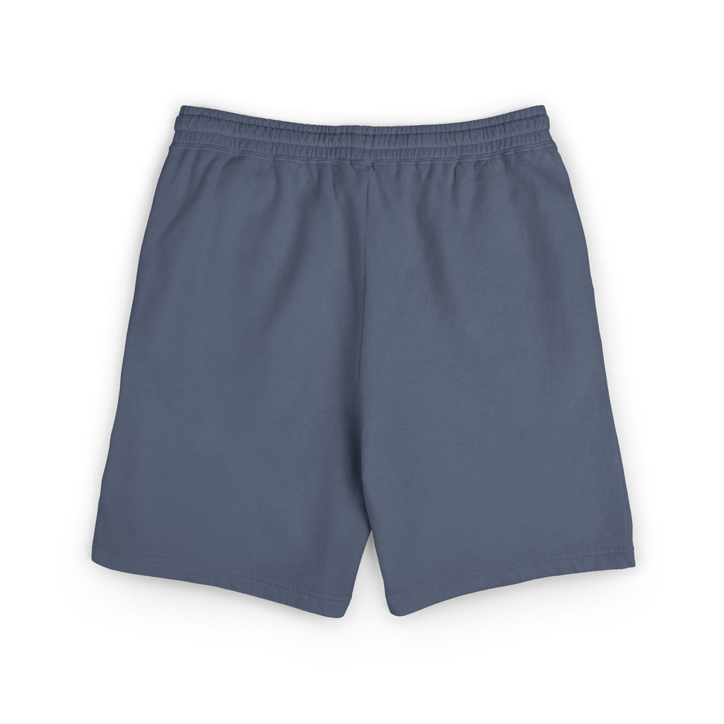 KKA Crown Logo Fleece Sweat Shorts — Garment-Dyed Casual Lounge Shorts