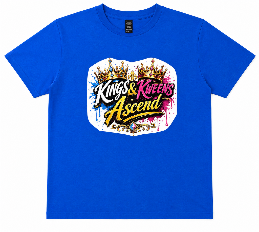 Kids Royal Ascend Graphic Tee – Royal Blue