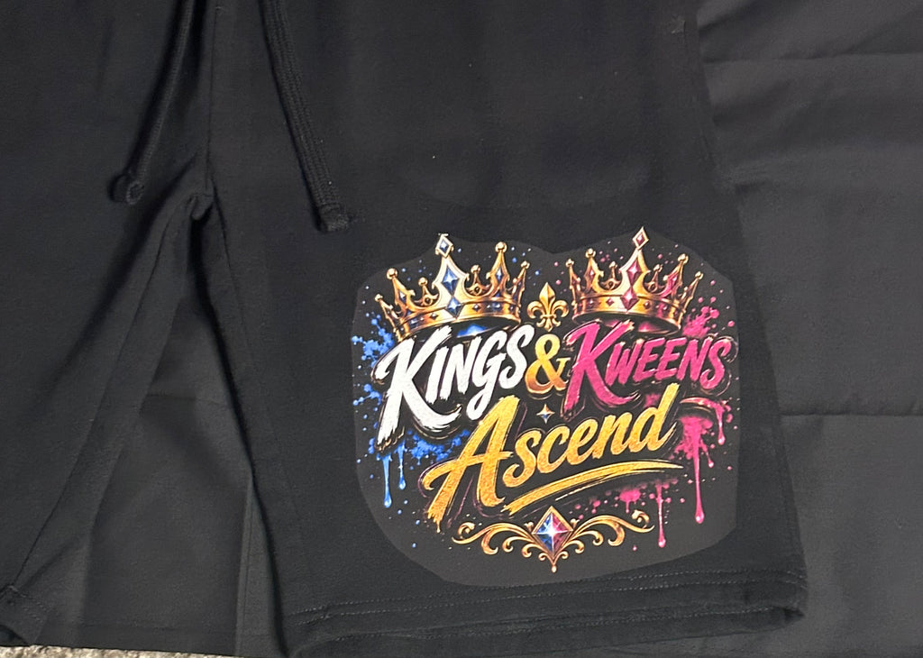 Kings & Kweens Ascend Signature Fleece Shorts – Classic Black