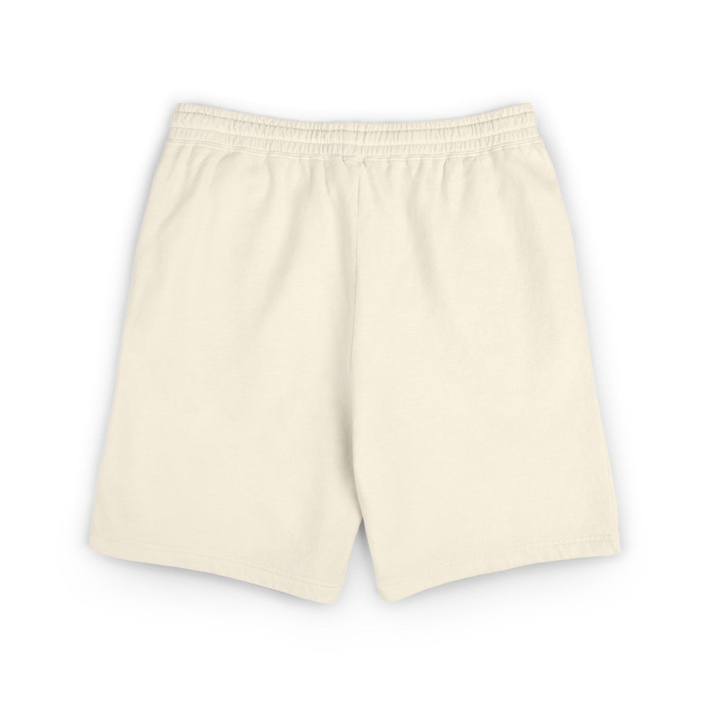 KKA Crown Logo Fleece Sweat Shorts — Garment-Dyed Casual Lounge Shorts