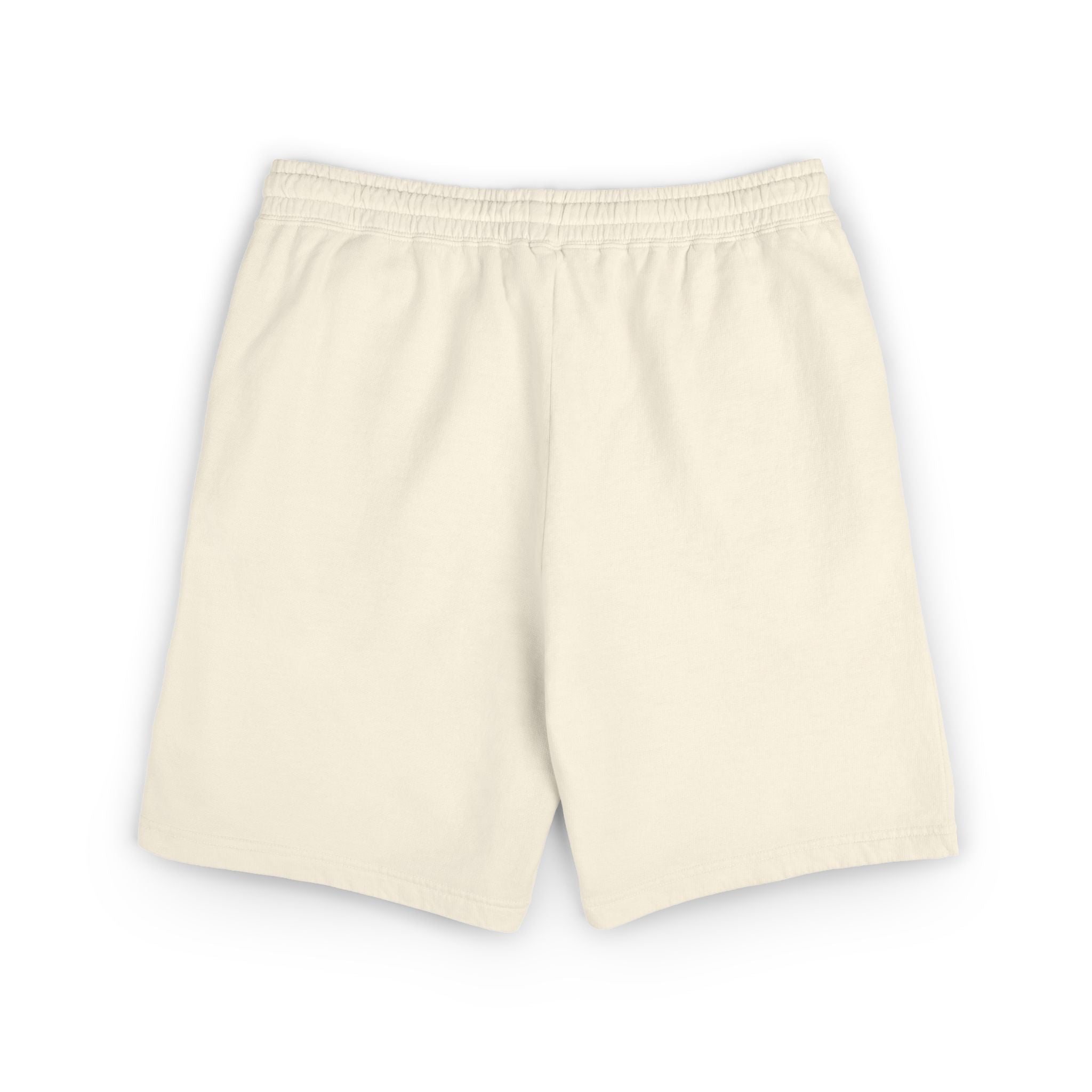 KKA Crown Logo Fleece Sweat Shorts — Garment-Dyed Casual Lounge Shorts