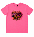Kids Royal Ascend Graphic Tee – Hot Pink
