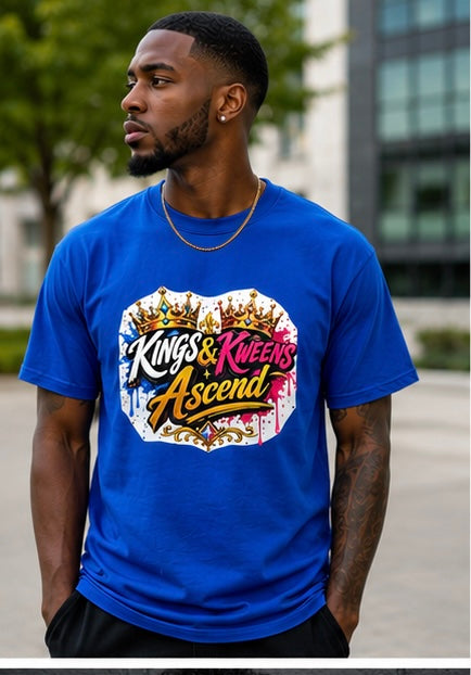 Kings & Kweens Ascend Signature Logo Tee – Royal Blue