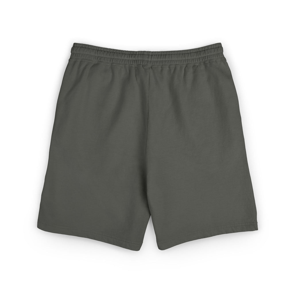 KKA Crown Logo Fleece Sweat Shorts — Garment-Dyed Casual Lounge Shorts