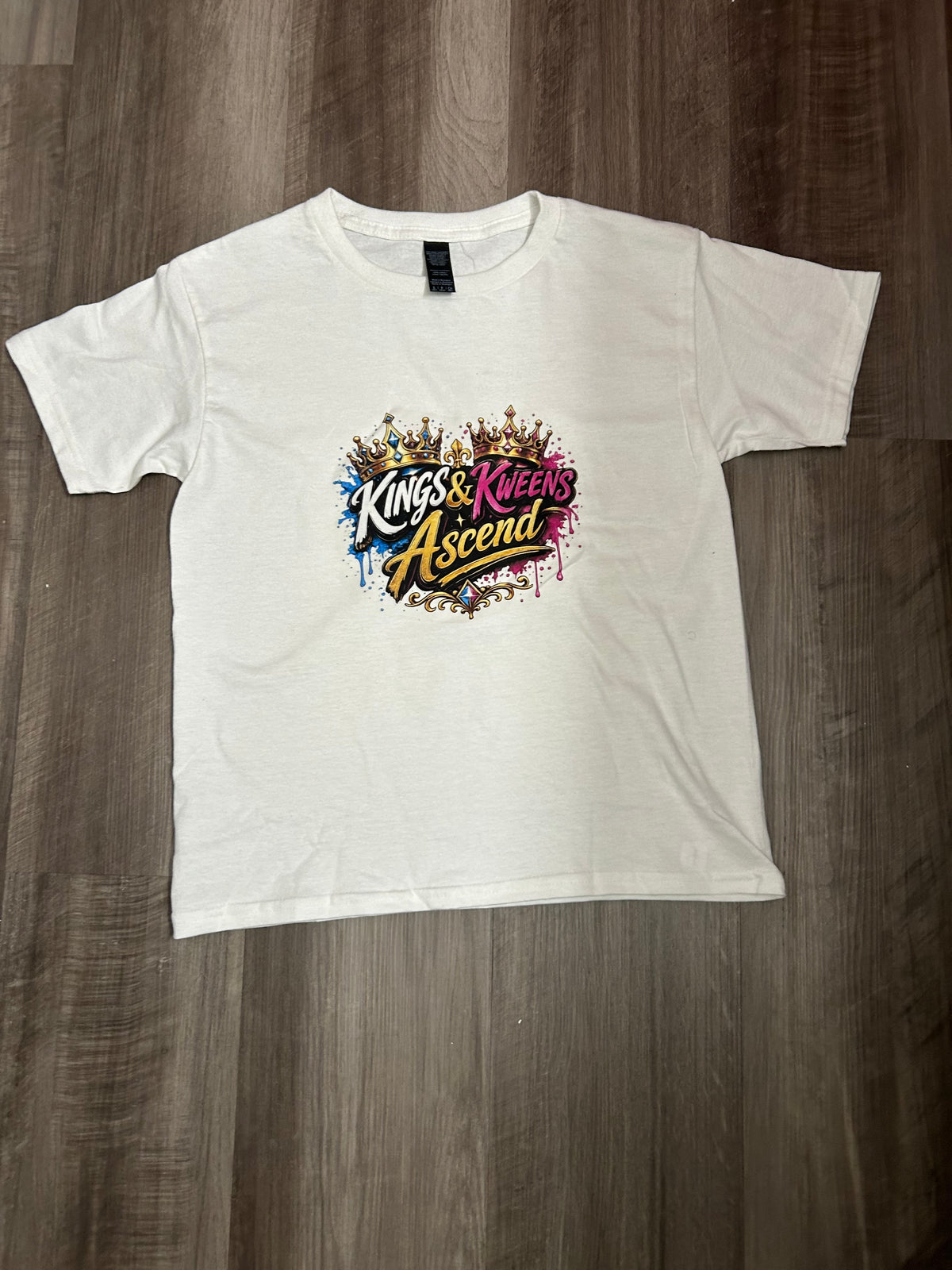 Kids Royal Ascend Graphic Tee – Classic White