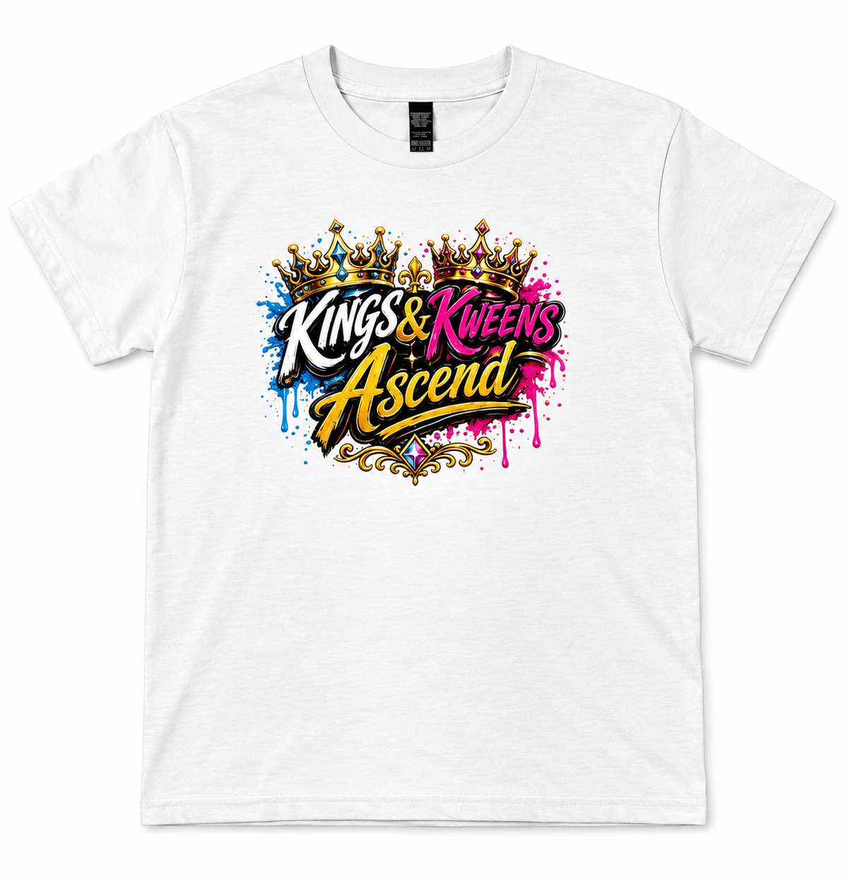 Kids Royal Ascend Graphic Tee – Classic White