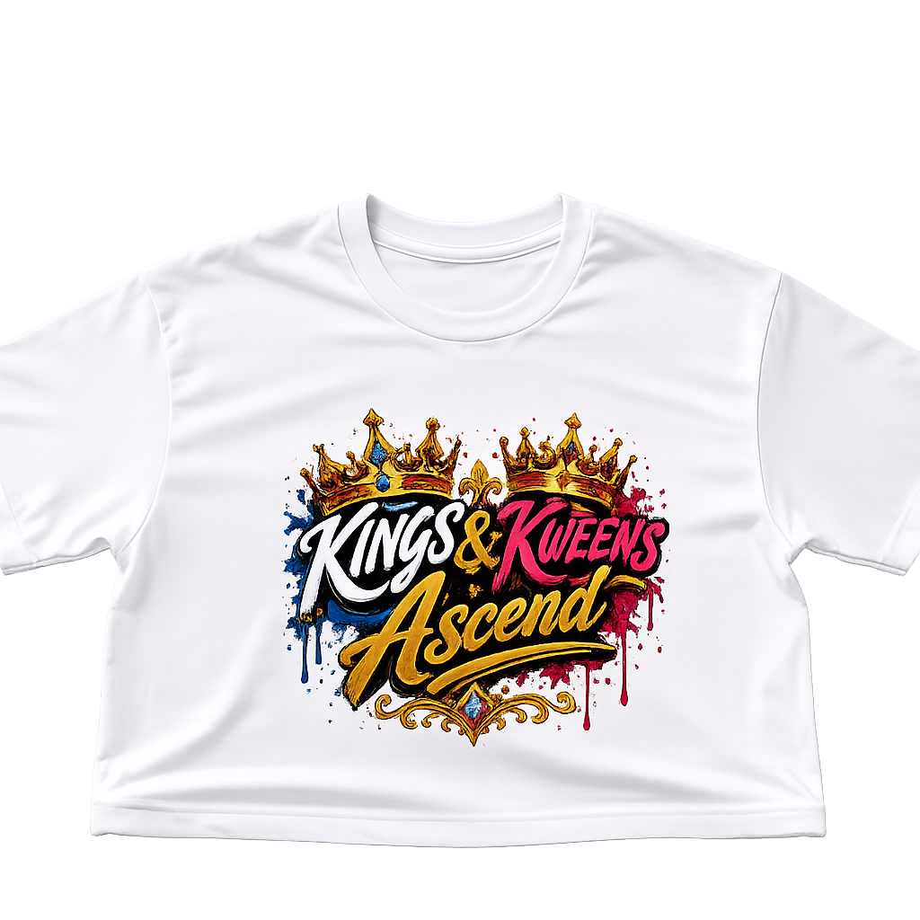 Kings & Kweens Ascend Signature Logo Tee – Classic White