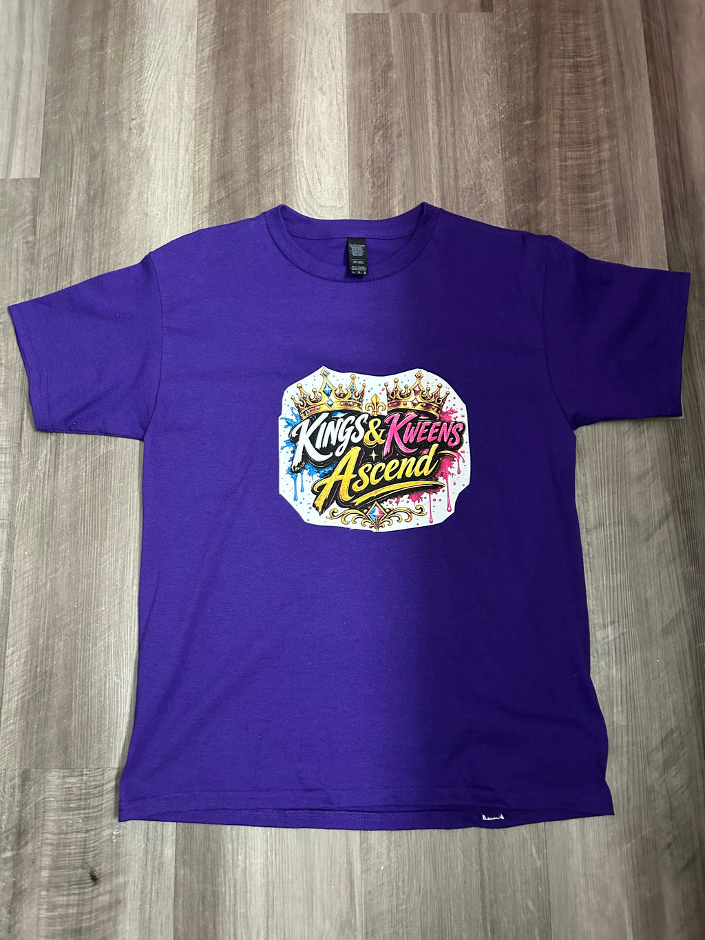 Kids Royal Ascend Graphic Tee – Purple