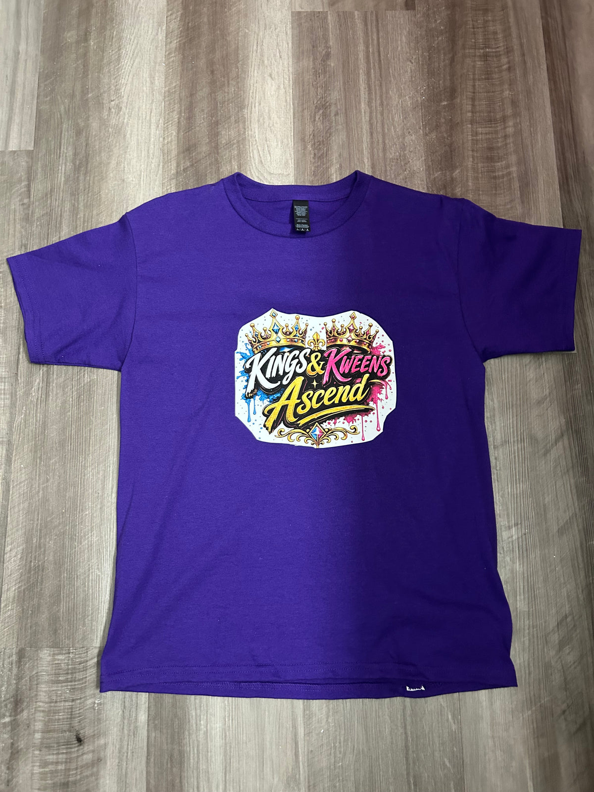 Kids Royal Ascend Graphic Tee – Purple
