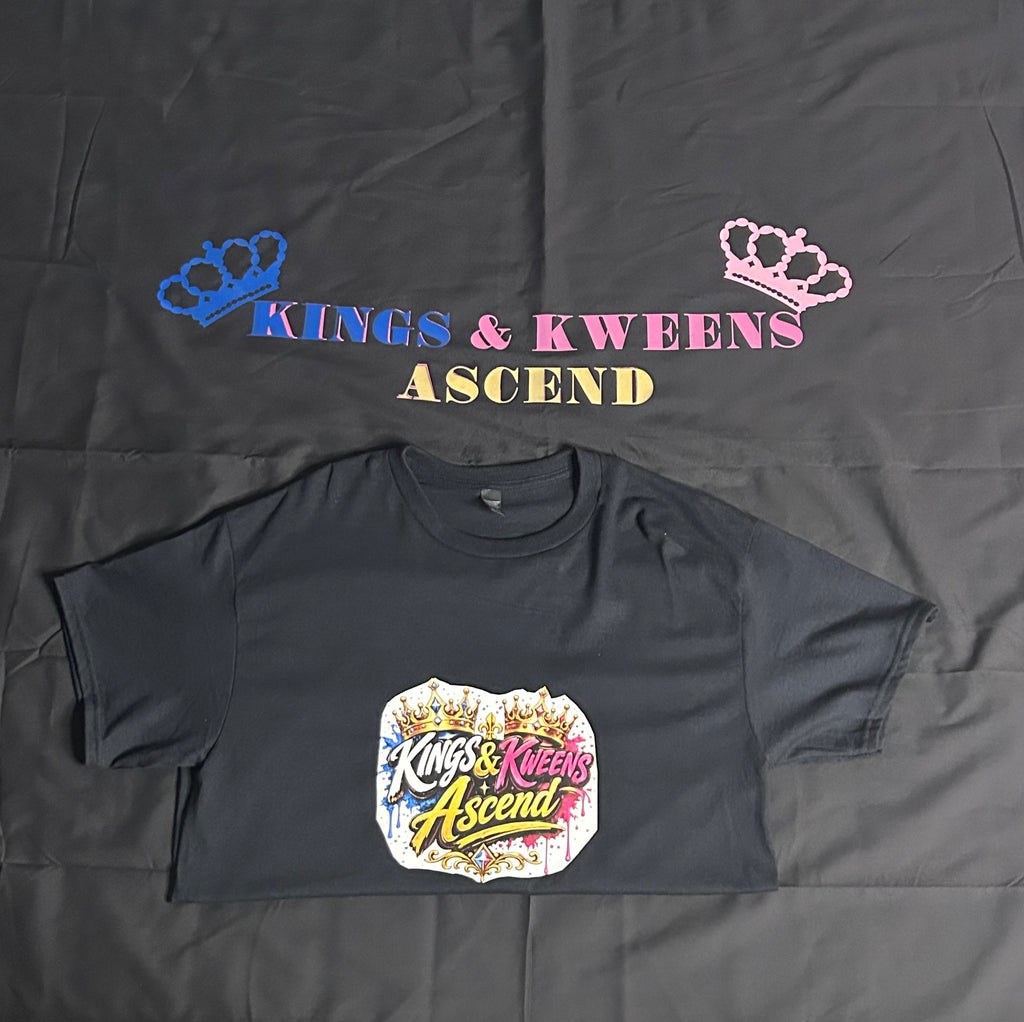 Kings & Kweens Ascend Signature Logo Tee – Classic Black