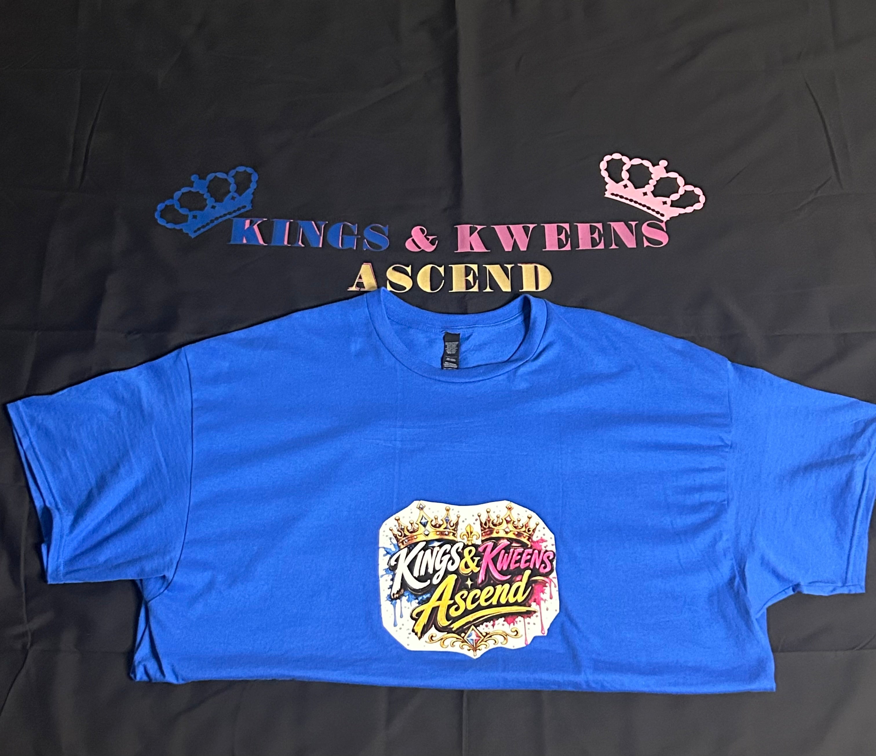 Kings & Kweens Ascend Signature Logo Tee – Royal Blue