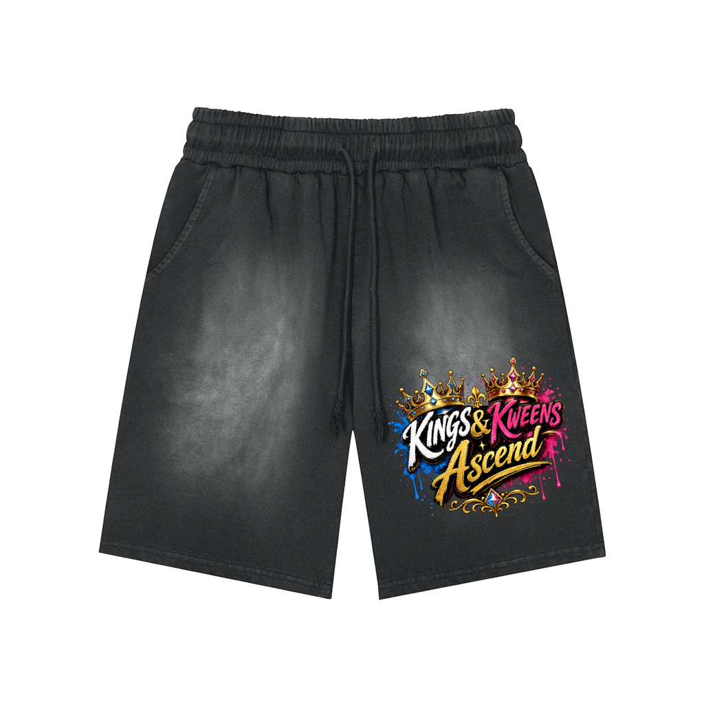 Kings & Kweens Washed Shorts