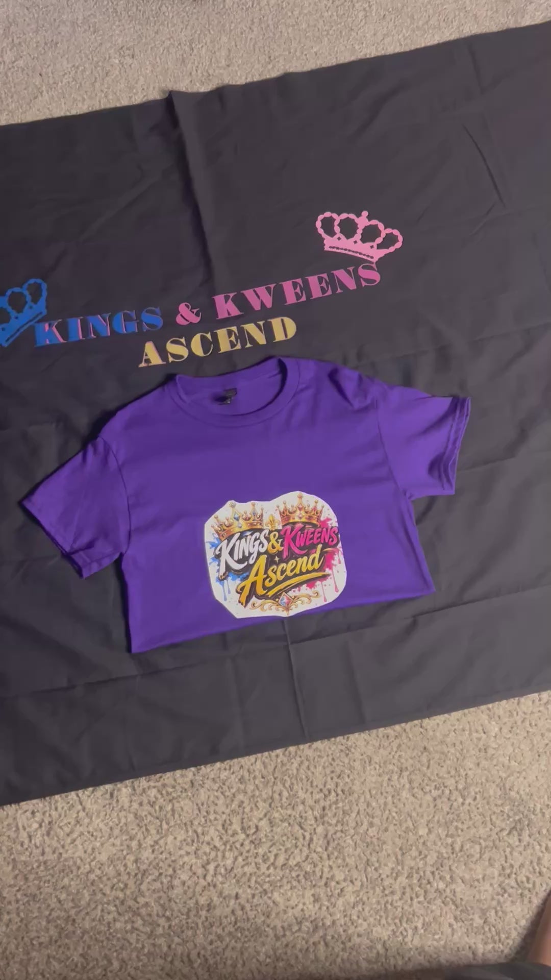 Kings & Kweens Ascend Signature Logo Tee – Royal Purple