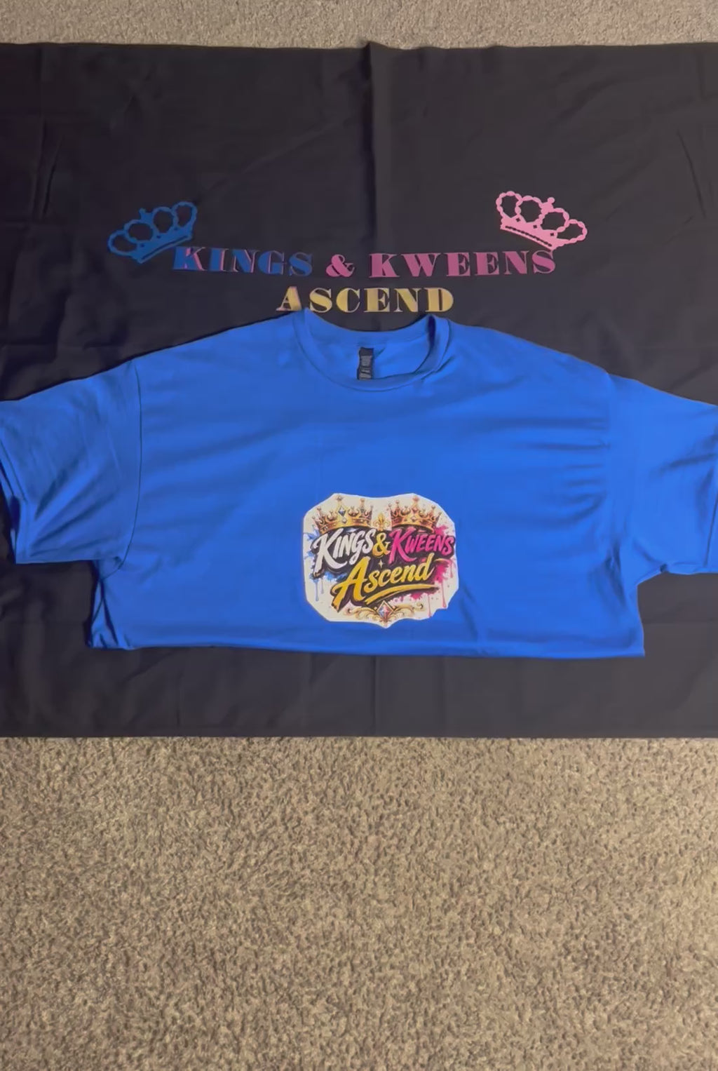 Kings & Kweens Ascend Signature Logo Tee – Royal Blue