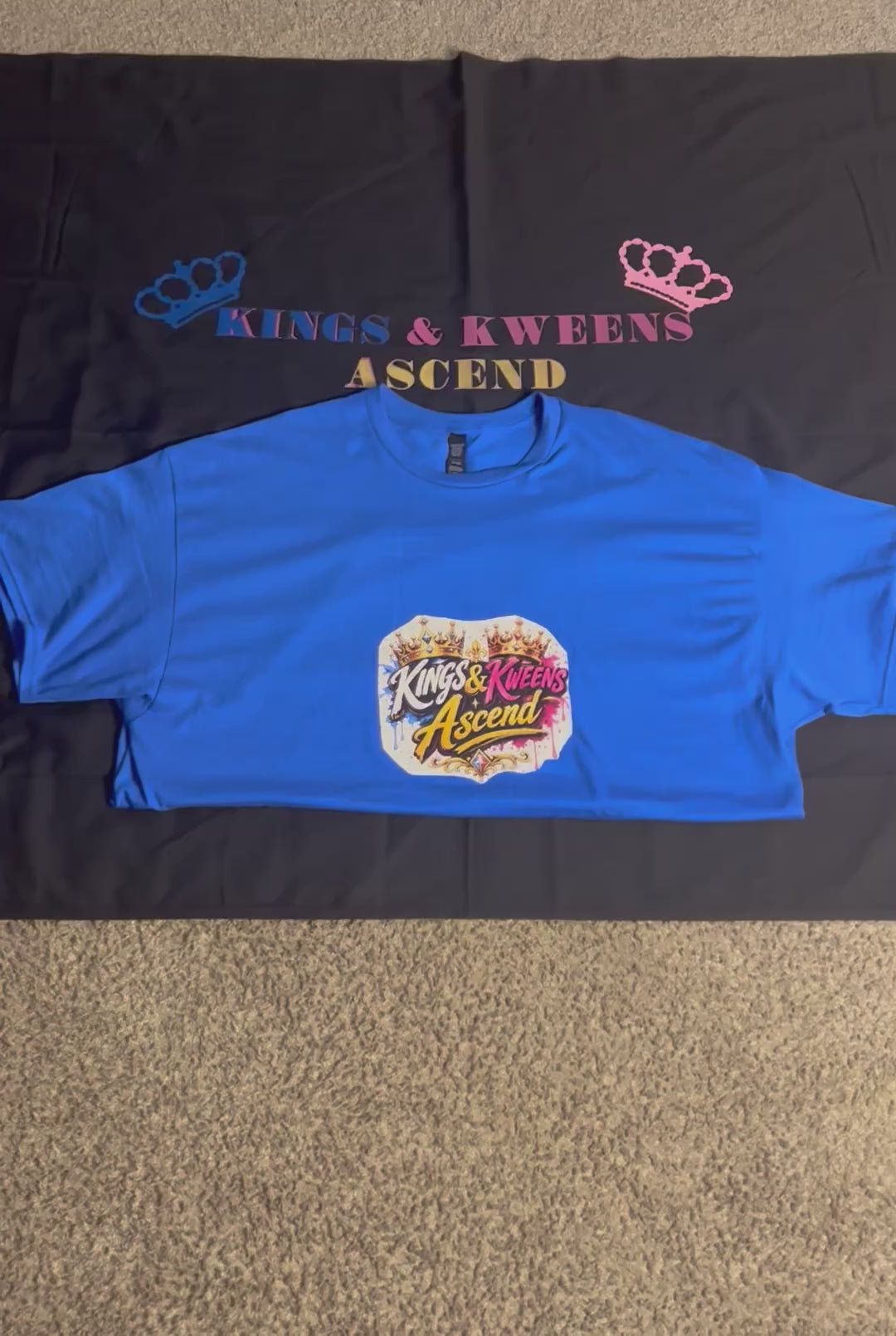 Kings & Kweens Ascend Signature Logo Tee – Royal Blue